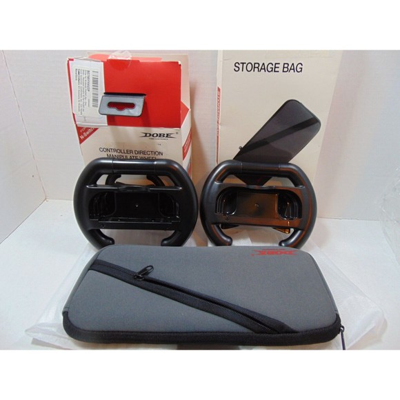 Dobe N-Switch Case and 2 Controller Manipulate (Steering) Wheel - New Open Box - - Picture 7 of 7